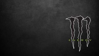 Monster Energy Logo Black drawing
