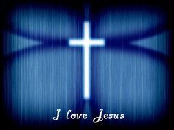 I Love Jesus drawing