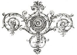 Black And White Scroll Clip Art N5