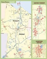 Sanford Maine Map