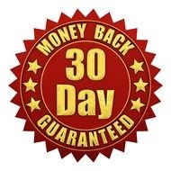 label for 30 Day money back guarantee