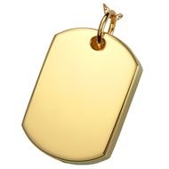 Gold Dog Tags
