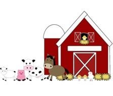 Farm Animal Birthday Clip Art