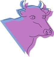 Cow Head Clip Art N23