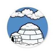 Cartoon Igloo Clip Art N4