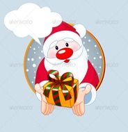 Santa Giving Gifts
