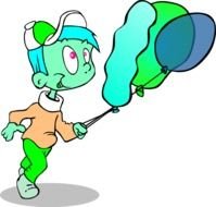 Baby Boy Balloons Clip Art