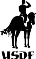 Clip art of Western Pleasure Horse