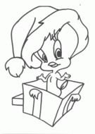 Tweety Bird Coloring Page drawing