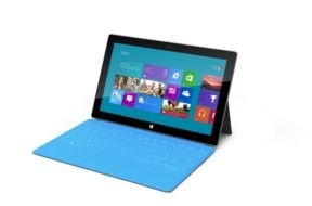 Microsoft Surface Tablet Windows 8 as picture for clipart