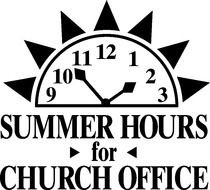 Summer Church Office Hours drawing