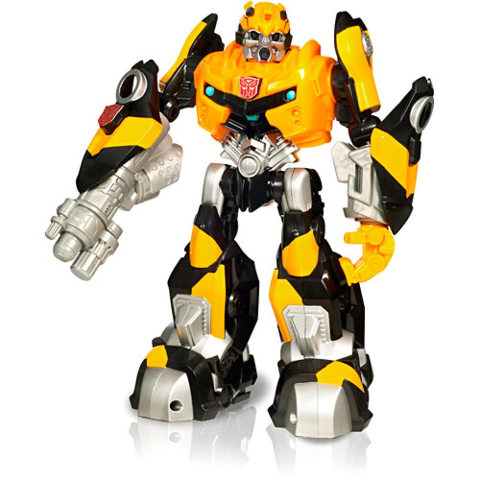 Boneco Transformers Bumblebee Power Bots DVD Gr aacutetis Hasbro