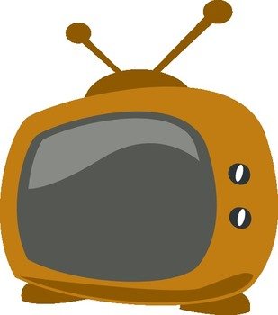 Cartoon TV Clip Art N17