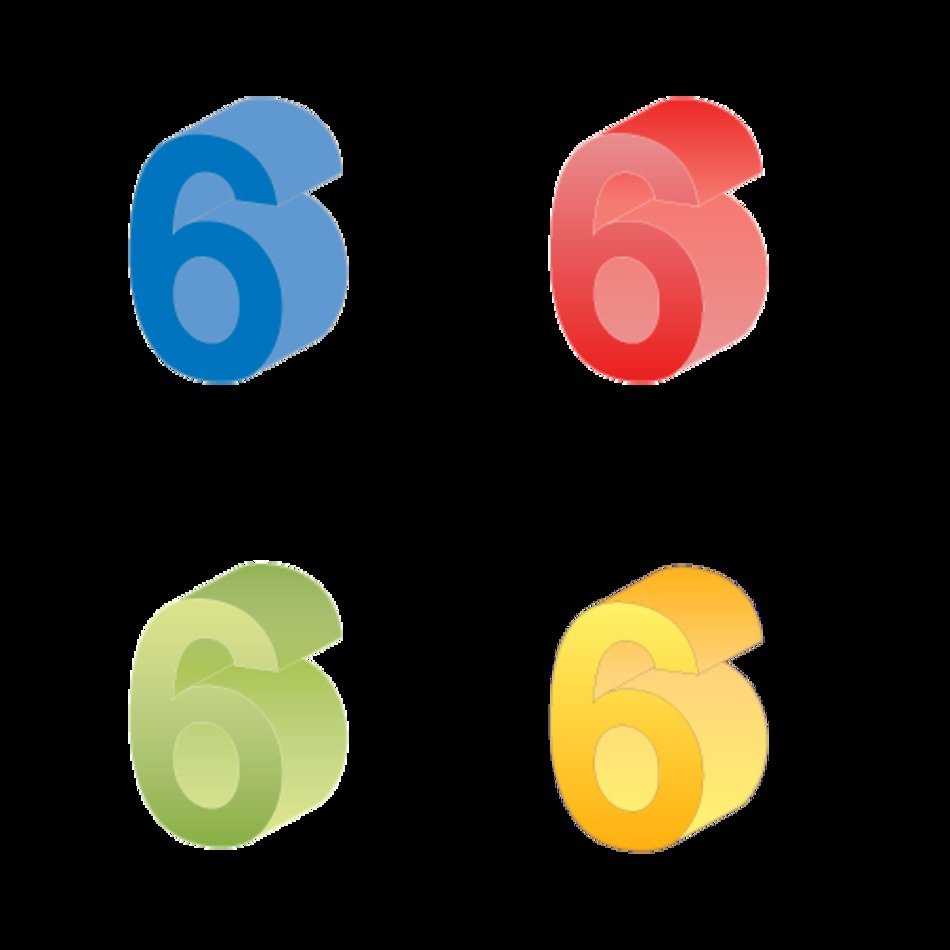 Number 6 Clip Art Free N6