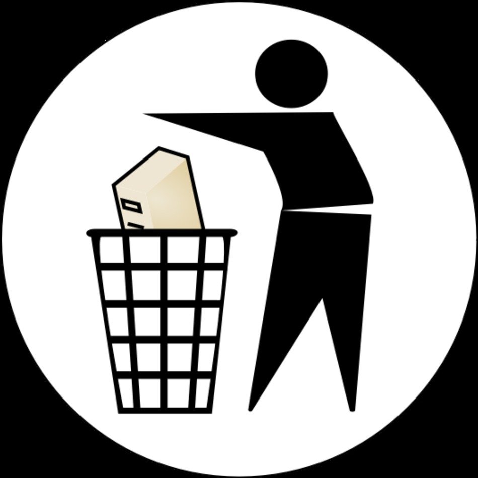 Throw Computer Away By Joob A Being Thrown Into Waste Bin