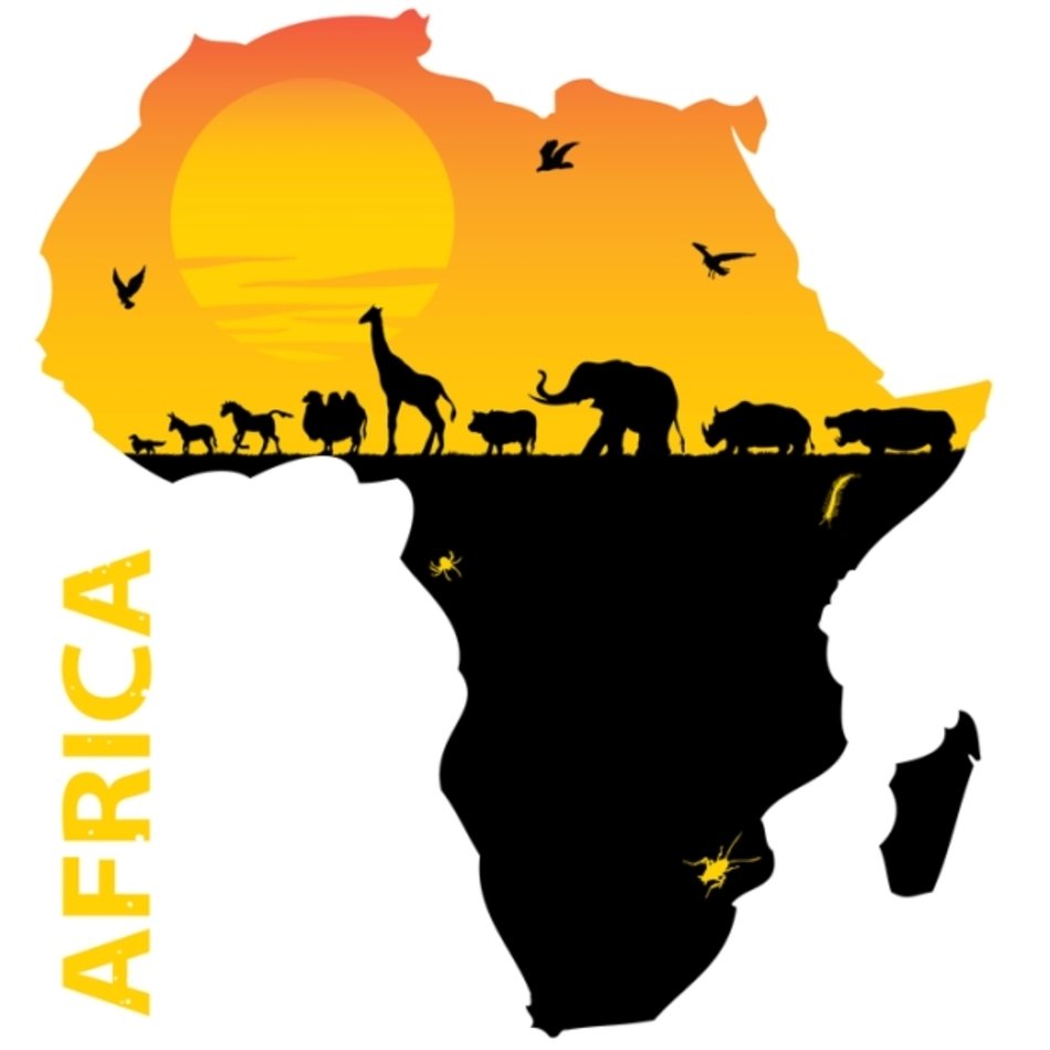 Africa Continent Map N3