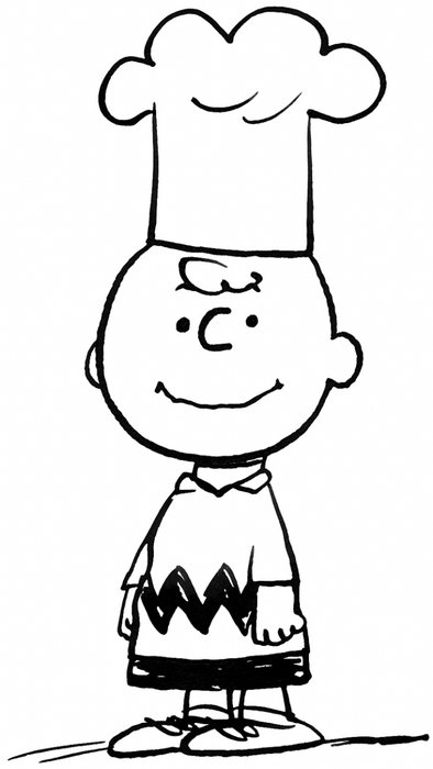 coloring page with Charlie Brown