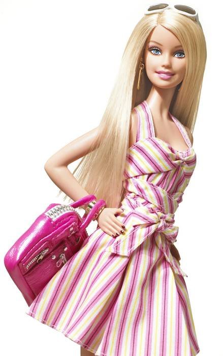 fashionable barbie as a picture for clipart