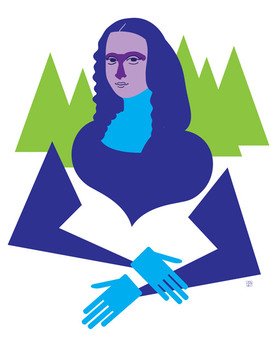 Mona Lisa Pop Art