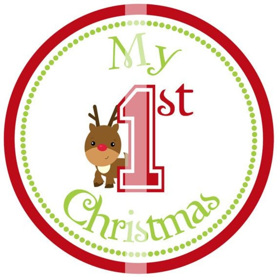 DIY Printable My First Christmas 2 Iron On Transfer Digital Image