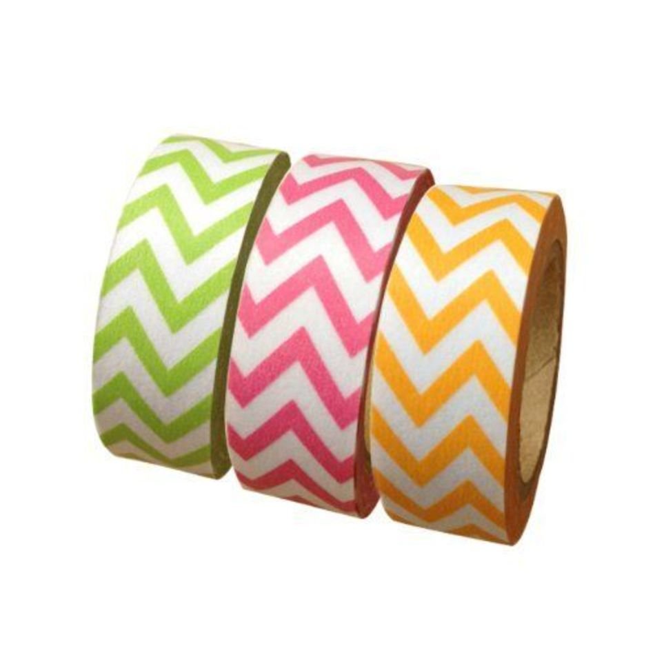 Washi Tape Kiwi Green Pink Orange Set Of 3AmazonHome amp Kitchen