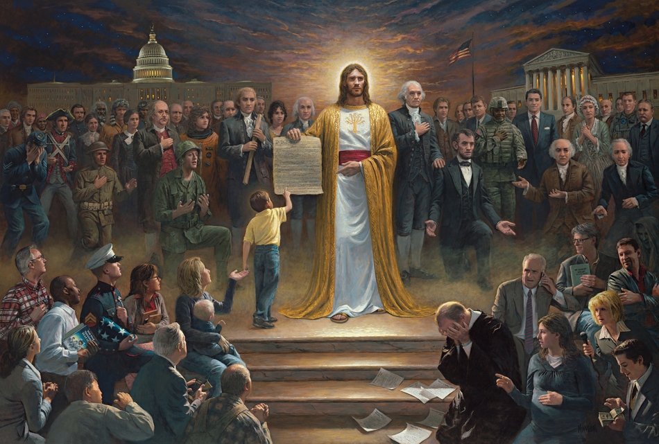 drawn one nation under God