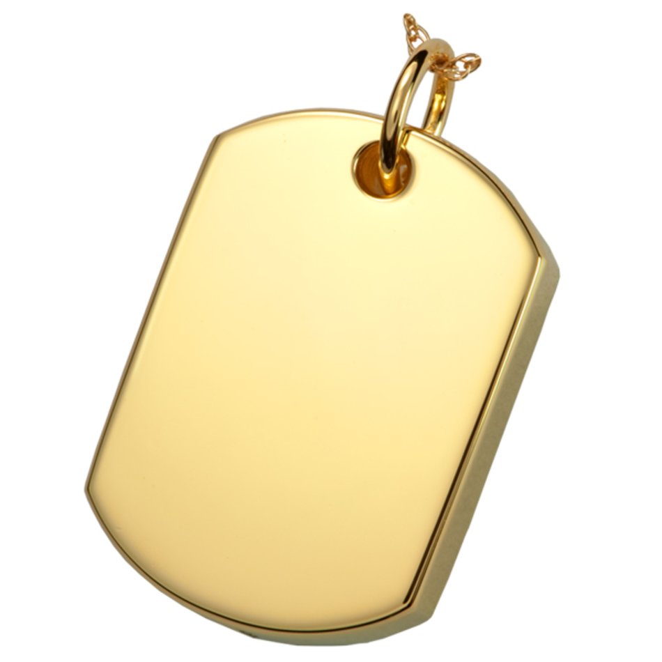 Gold Dog Tags