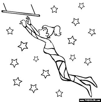 Circus Train Coloring Pages