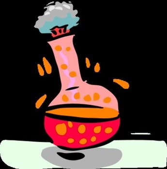 Chemical Experiment Vector Clip Art N3