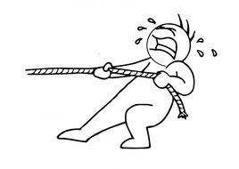 Pulling Rope Clip Art N3