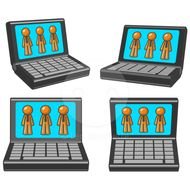 Computer Man Clip Art N2