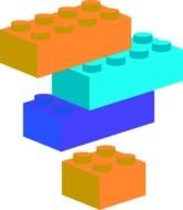 LEGO Blocks Clip Art N24