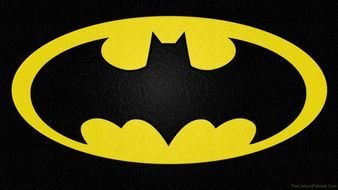 Batman, black and yellow Logo