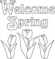 Free Printable Spring Flower Coloring Pages