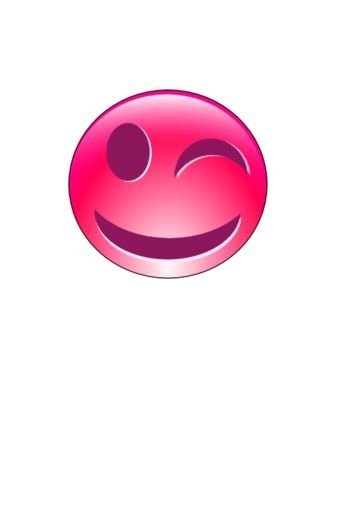 Pink Smiley Face Clip Art N17