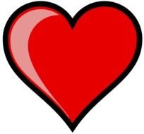 Heart Love red Symbol darwing