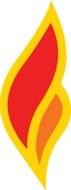 Logo with Flame clipart