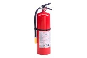 isolated fire extinguisher