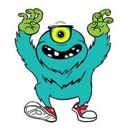 Monster For Kids drawing