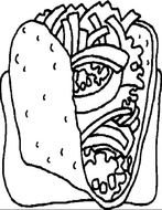 Taco Coloring Pages