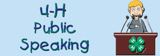 4-H Public Speaking clipart