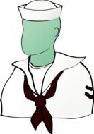 Navy Sailor face drawing