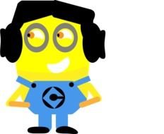 Minion girl drawing