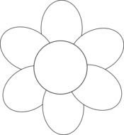 Flower Outline Printable