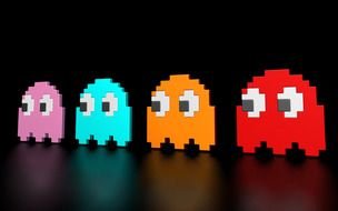 Blue Ghost Pac Man N2