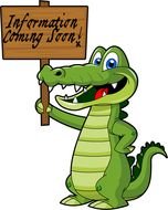Cartoon Crocodile Clip Art N25