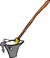 Mop Bucket Clip Art N10