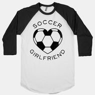 black and white women's soccer shirt