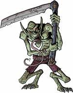 clipart of the Cartoon Monster