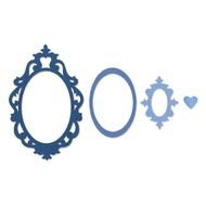 Fancy Oval Frame Clip Art N3